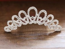 Girls First Holy Communion Tiara Girl Hair Accessory Headband Headdress