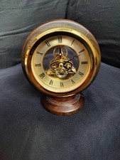 Vintage Wooden Skeleton Clock