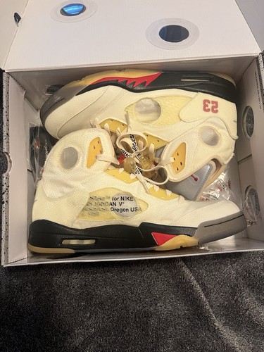 Air jordan off white - off, sail