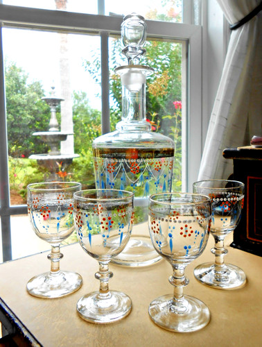 Bohemian czech enameled - czech,