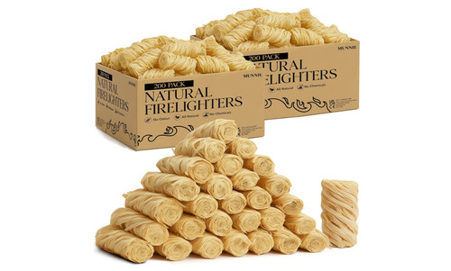 400 natural firelighters for - 400,