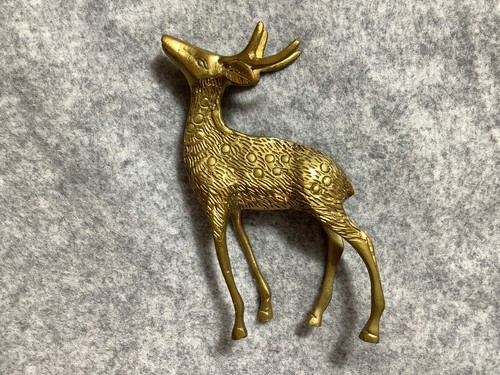 Vintage solid brass stag deer - solid,