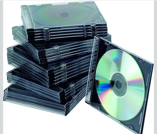 Dvd slim black cases - /,