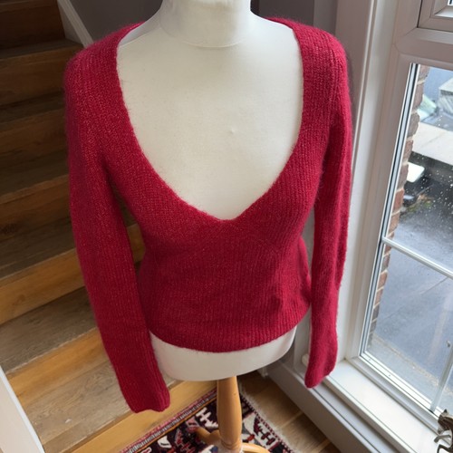 Zara red woman v - woman's,