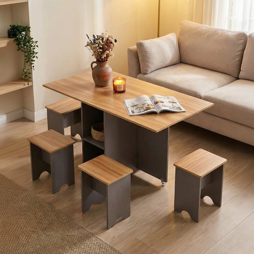 Wooden drop leaf dining table - drop,