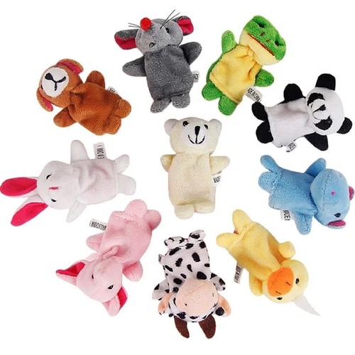 10x finger puppets set - set, mini