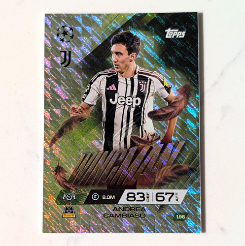 Andrea cambiaso wingman topps - cambiaso,