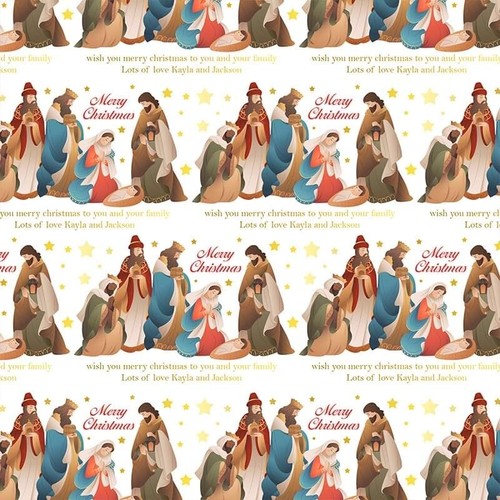 Personalised nativity scene - personalised,