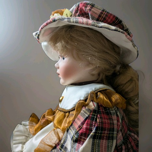 Very pretty porcelain doll - pretty,