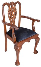 Wooden Chair Mahogany Armchair