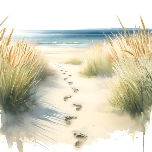 Golden sands beach - sands, vinyl
