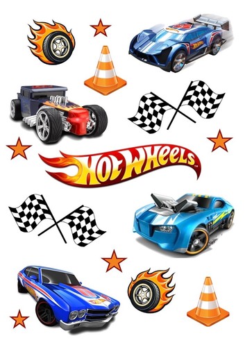 Hot wheels inspired - hot, edible
