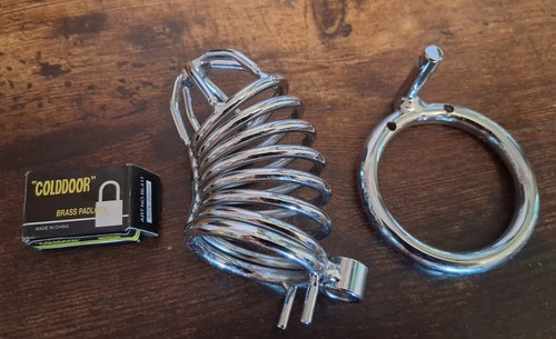 Chastity cage steel - chastity, 50mm