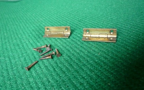 Reclaimed antique brass stop - brass,