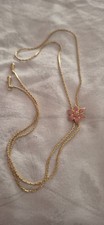 Risis Flower Slider Necklace 22K Gold-Plated Lariat