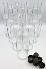 Glass Bottles 750ml and Screw Cap Drinks Bottles Cordial Home Brew 12-108 Pack
