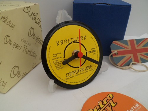 Kraftwerk clock side table - side,