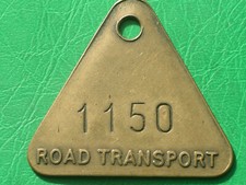 NCB Road Transport South Normanton pit check colliery miners coal mining token