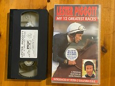 Lester Piggott My 12 Greatest Races horse racing VHS Video  pre owned
