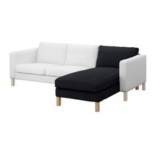 Genuine Ikea Karlstad Cover, Add-on Chaise Longue - Korndal Dark Grey 402.031.90