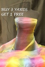 Rainbow Organza Voile Wedding