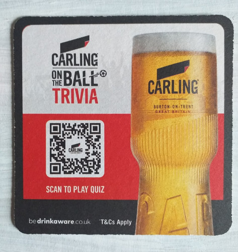 Beer mat carling - mat.carling, fa