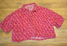 G ZARA Cropped Shacket Pink