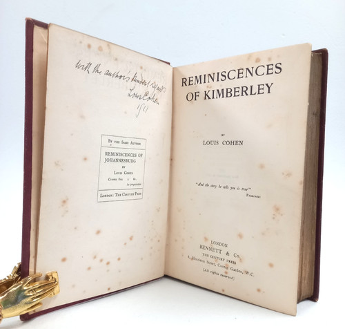 Reminiscences kimberley - reminiscences,