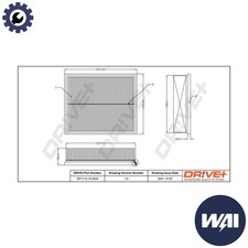 AIR FILTER DP1110.10.0525 FOR