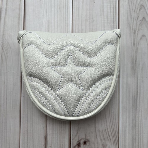 White mallet head cover - mallet,