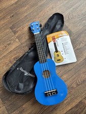 Martin Smith UK-212-BL Soprano Ukulele Blue With Soft Case