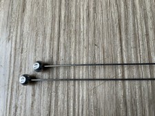 Unusual Size 19 Vintage Knitting Needles 7 Inches long. For fine lace yarns.