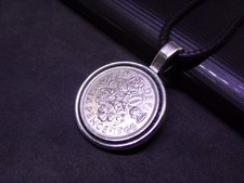 British Coin Pendant Necklace
