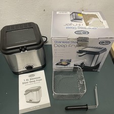 Quest Stainless Steel Deep Fat Fryer 1.5 Litre, 130-190°C Temperature