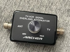 ARCHER TV VCR Signal Overload Attenuator vintage Audio Video equipment Box