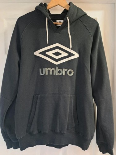 Umbro black logo hoodie size - black,