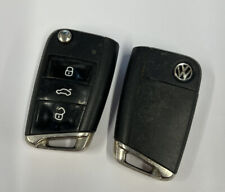 GENUINE VOLKSWAGEN 3 BUTTON REMOTE FLIP KEY FOB TESTED & WORKING 5G0 959 752 AA