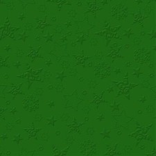 X-MAS STAR UNI green Embossed