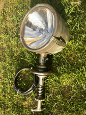 DHR Searchlight  Brass 12V  100W  7" Marine Boat Yacht  Roof Mount Steerable 360