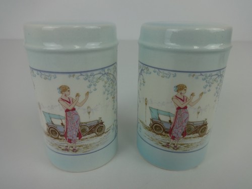 Salt pepper shakers set - salt,
