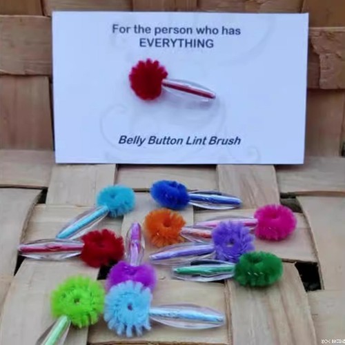Belly button lint brush navel - button,