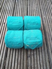 Teal Showmaster Leg Bandages -