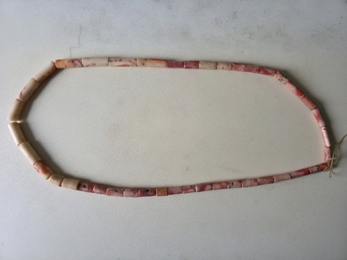 Real coral beads necklace - beads,