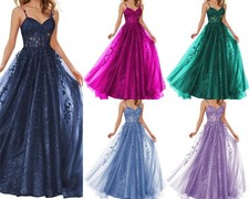Tulle A-Line Prom Dress with