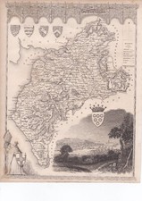 Cumberland Antique County Map