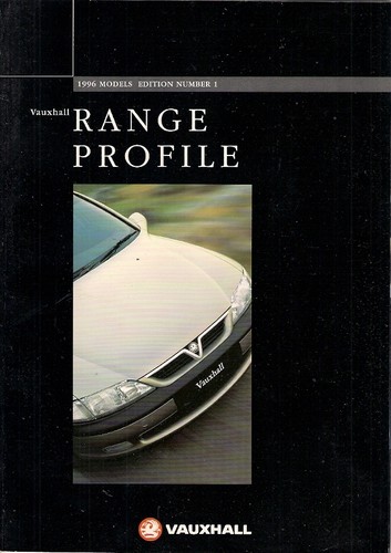 Vauxhall range 1995 uk - vauxhall, 1995-96