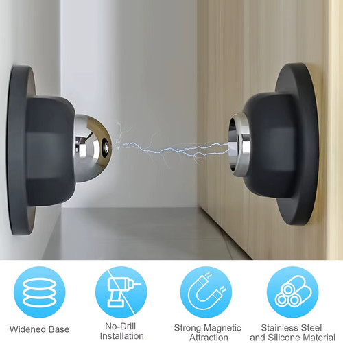 Magnetic door catch - door,
