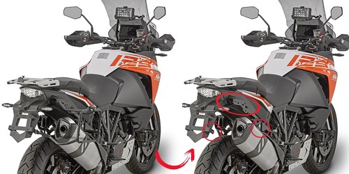 Givi side pannier rack - pannier,