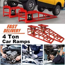 4 Ton Hydraulic Car Ramps 2x 2