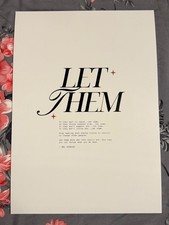 UNFRAMED A3 Print,  'Let Them'